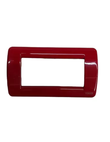 Vimar Idea 16754.05 Plato Redondo 4 Módulos Amaranto